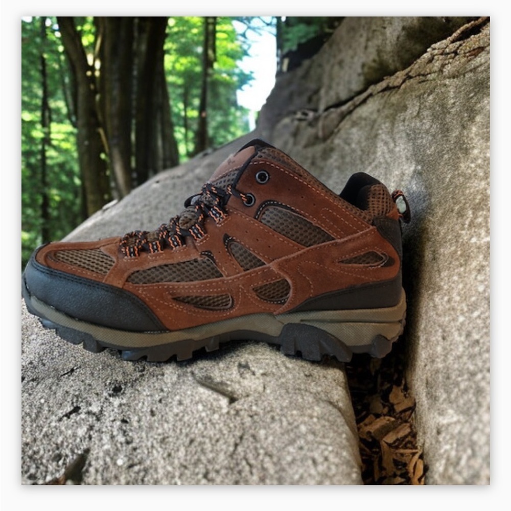 Ozark Trail Vented Mid Waterproof Leather Hiker Boots 7 Brown - Camping outdoor